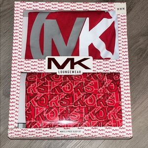 MK Red Loungewear Set